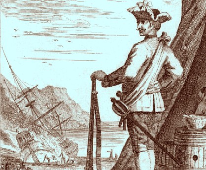 George Lowther Careening His Ship